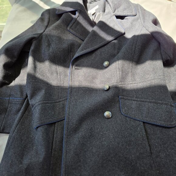 Coldwater Creek Wool Blend Pea Coat Double Breasted Womens XL - Picture 4 of 15